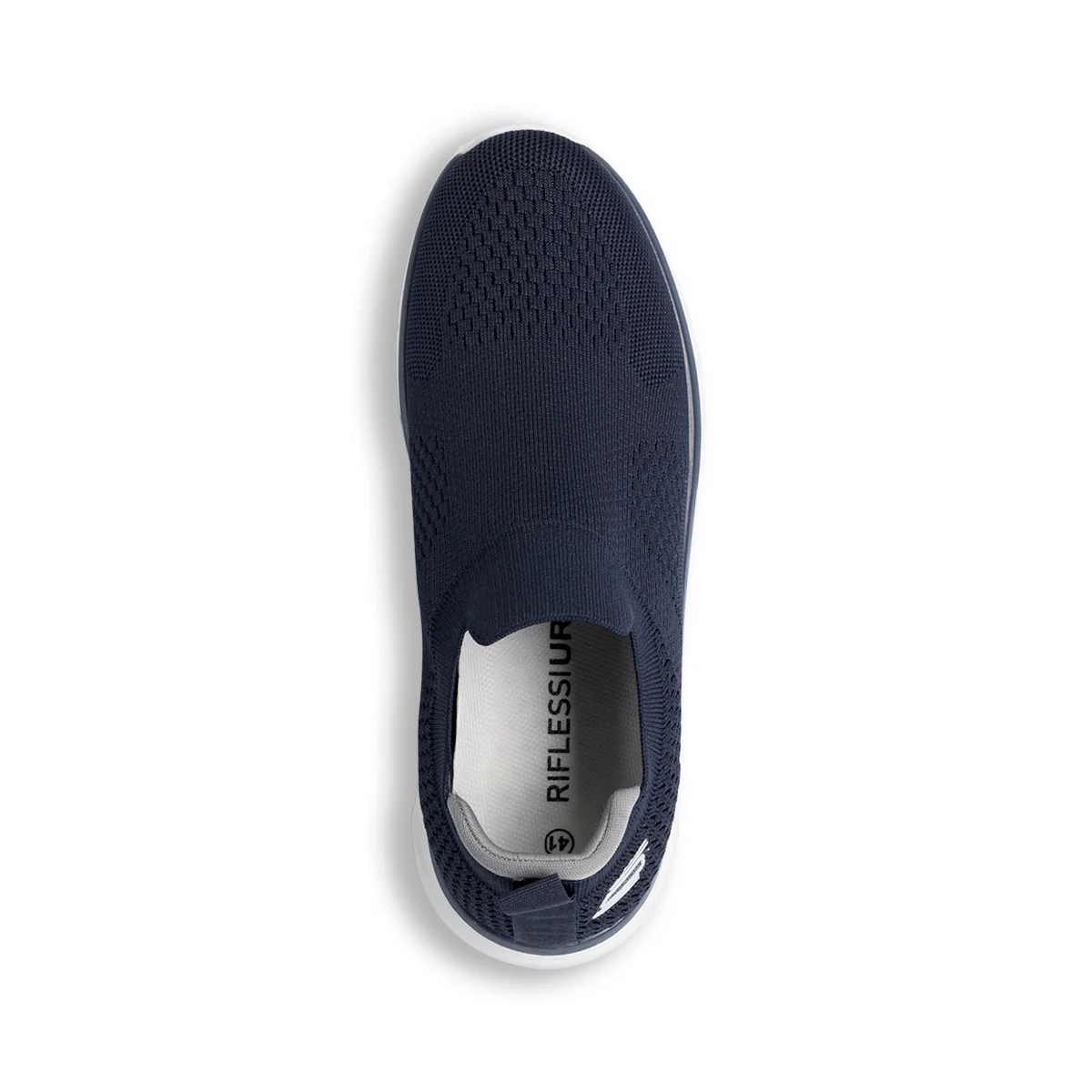 Sneakers slip-on blu navy da uomo Riflessi Urbani - Image 6
