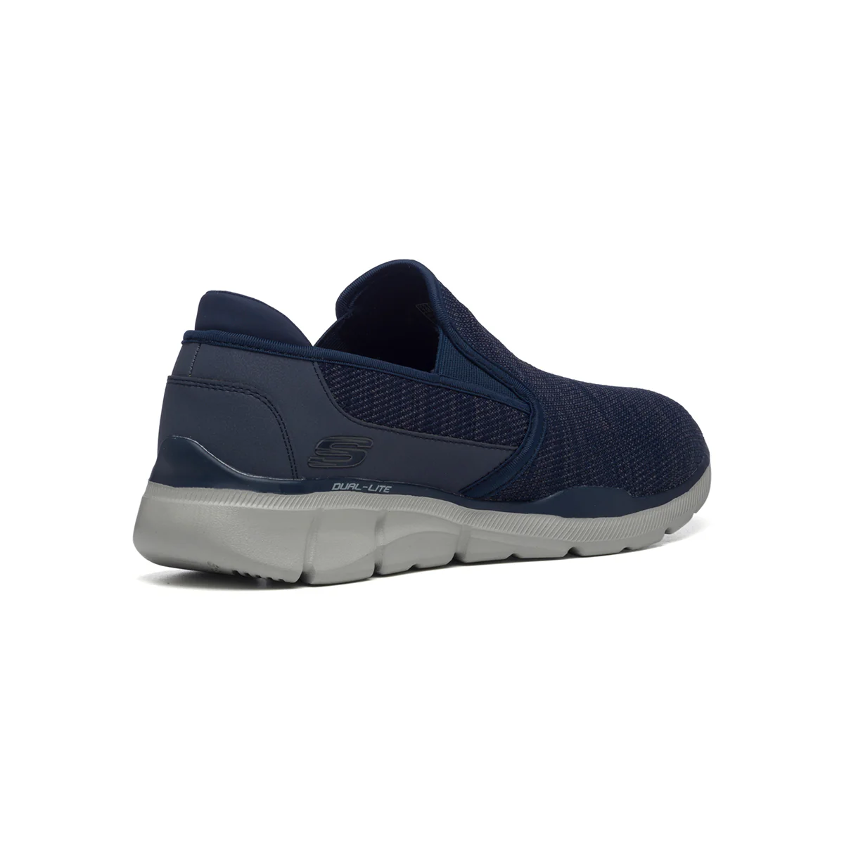 Sneakers slip-on blu navy in tessuto con inserti elastici Skechers Equal 3.0 - Image 3