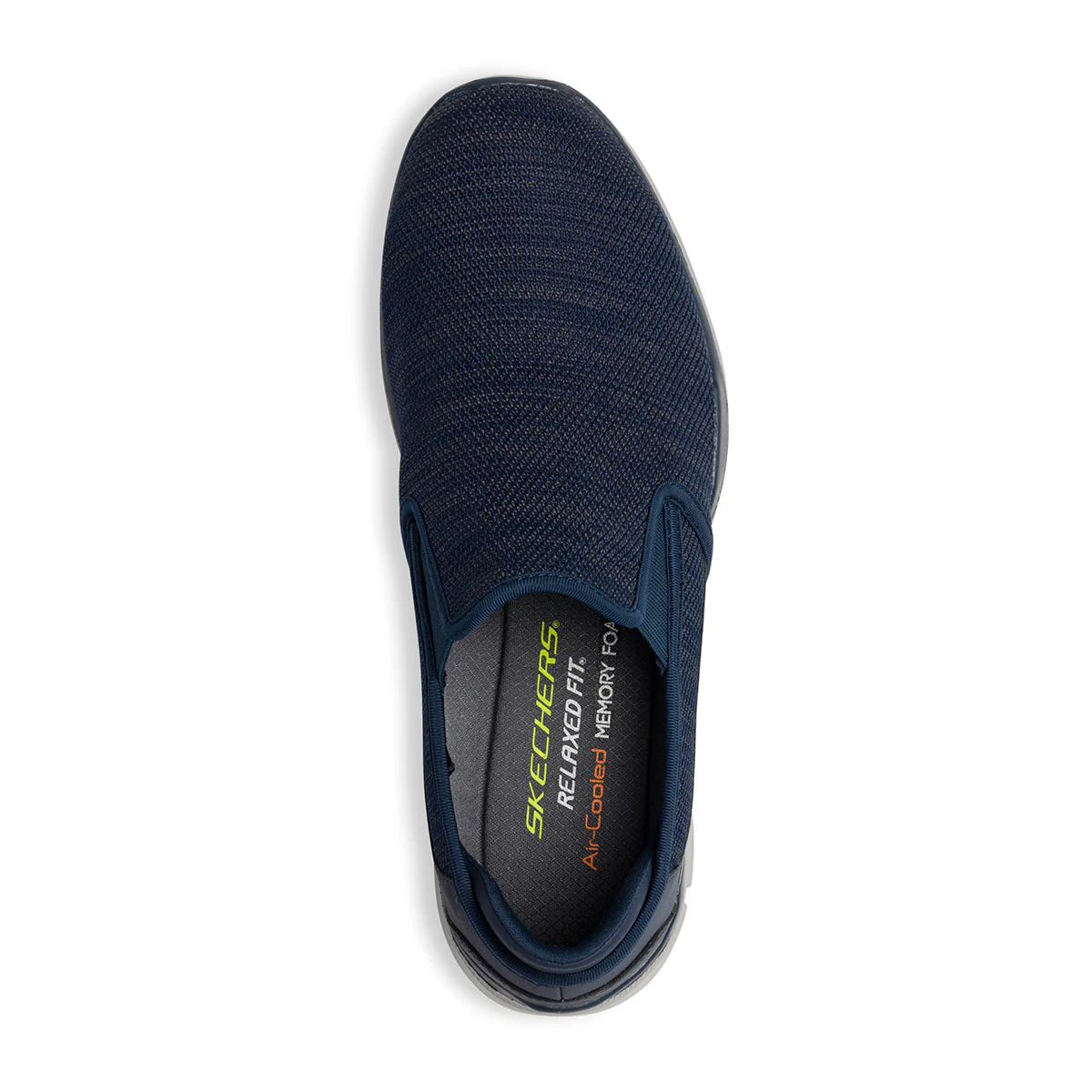 Sneakers slip-on blu navy in tessuto con inserti elastici Skechers Equal 3.0 - Image 4