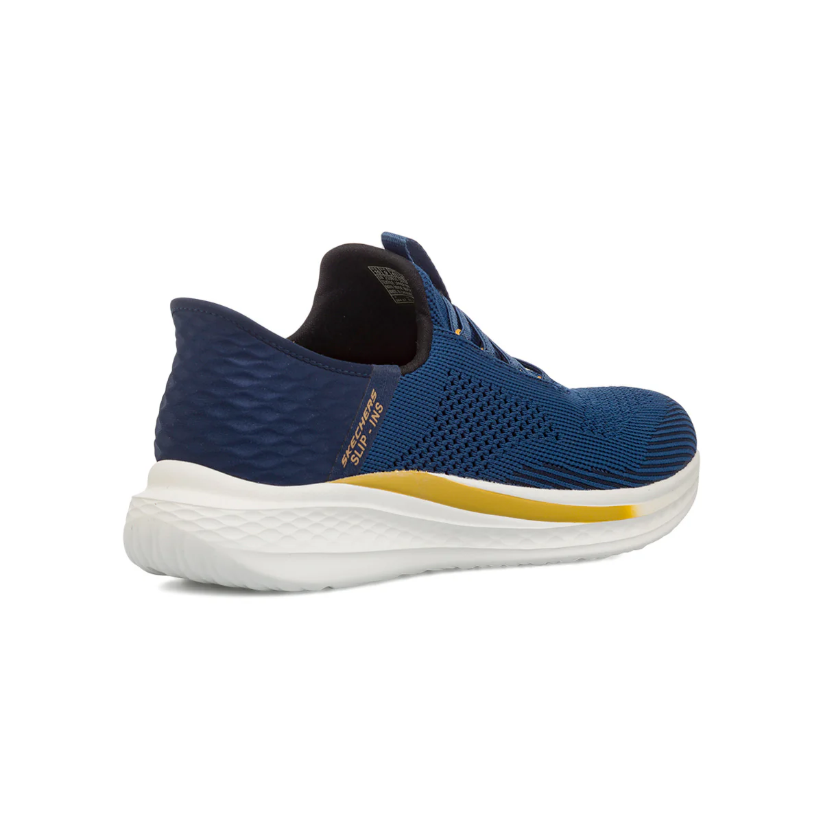 Sneakers Slip-on blu da Uomo con memory foam Skechers Slade Slip-ins - Image 3