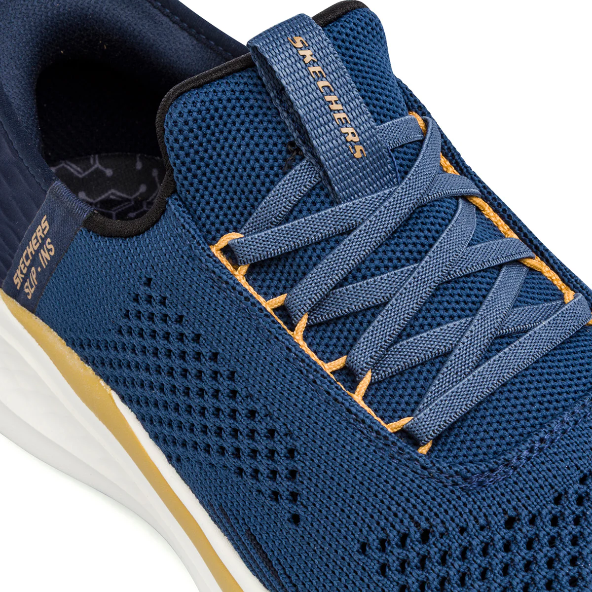 Sneakers Slip-on blu da Uomo con memory foam Skechers Slade Slip-ins - Image 4