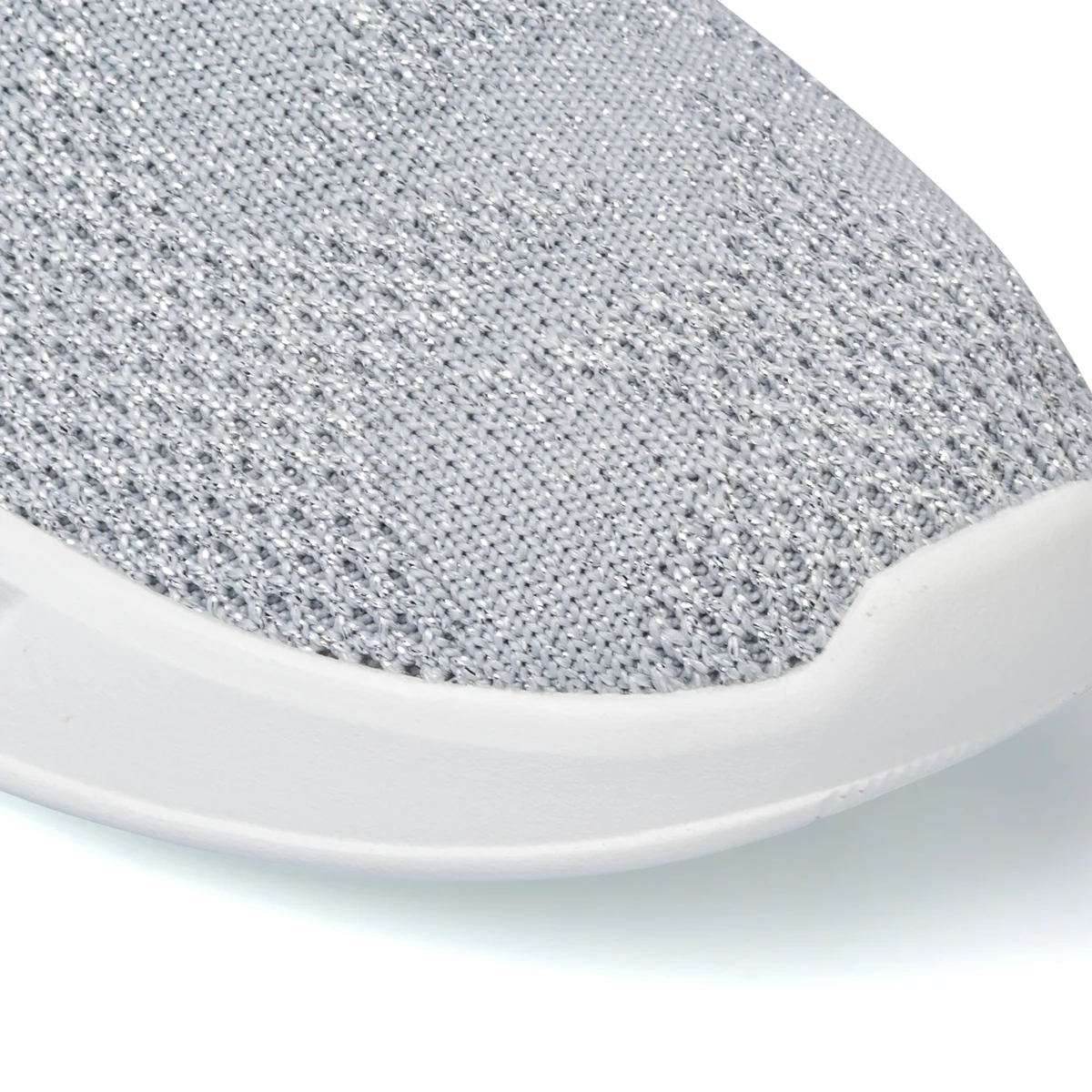 Sneakers slip-on grigie da bambina Geox Aril - Image 5