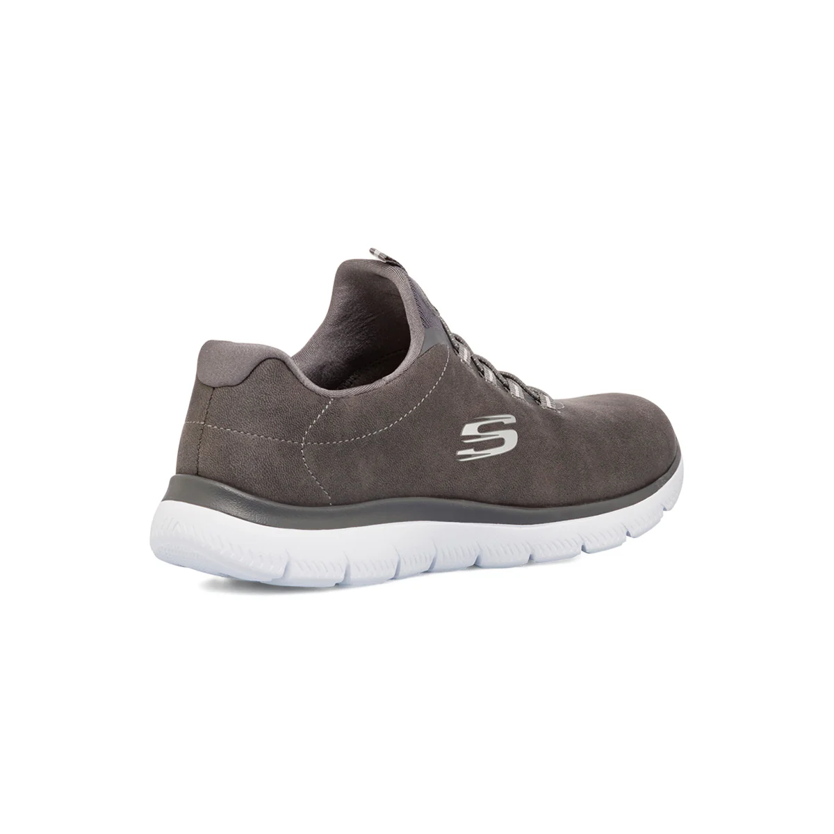 Sneakers slip-on grigie da donna Skechers Summits - Image 3