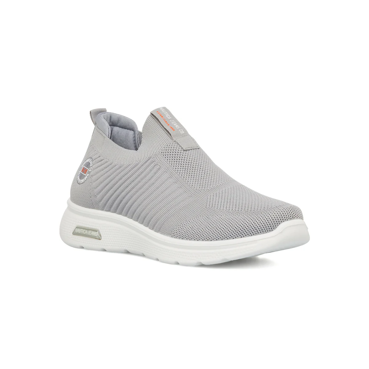 Sneakers slip-on grigie da uomo Nautica Jeans Sam - Image 2