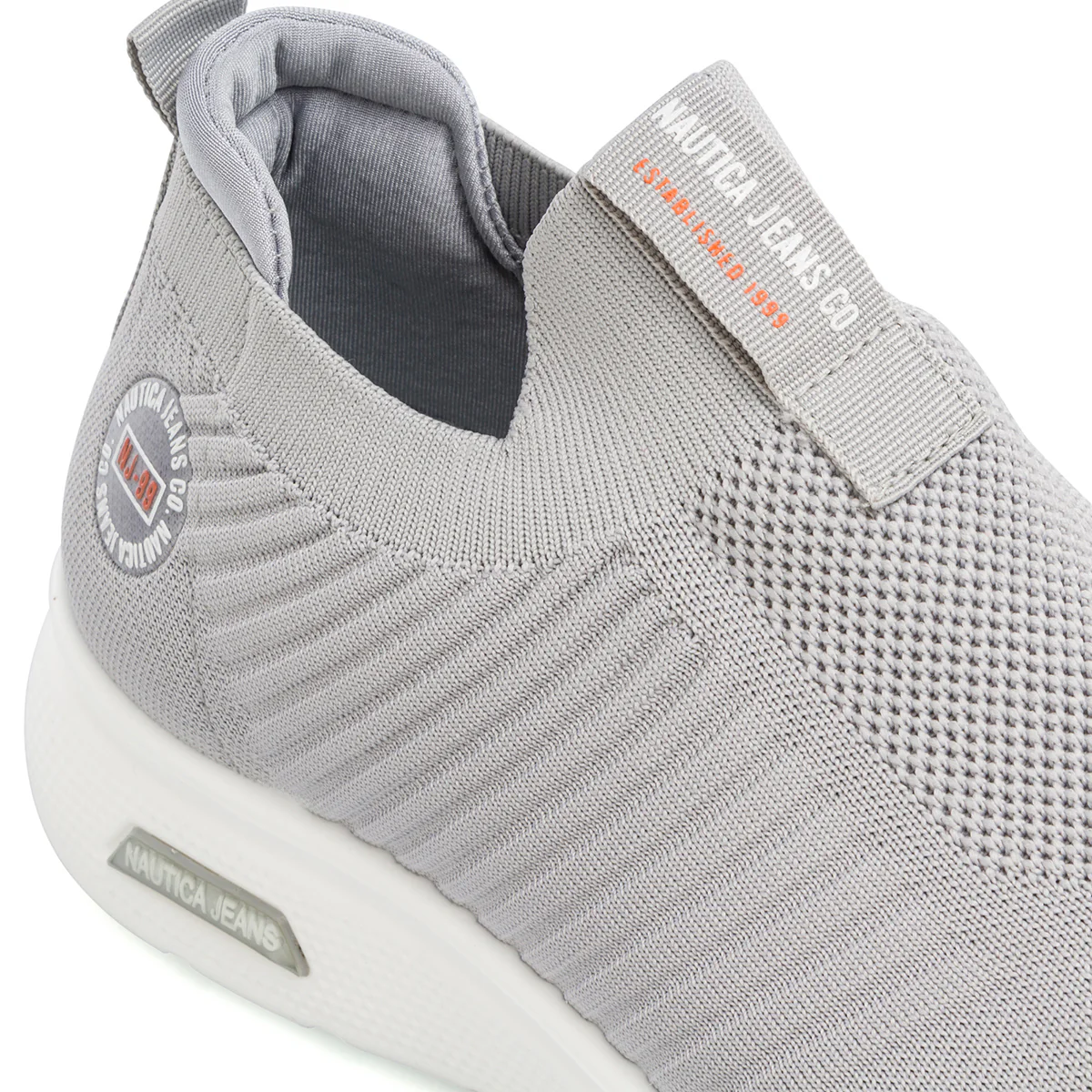 Sneakers slip-on grigie da uomo Nautica Jeans Sam - Image 5