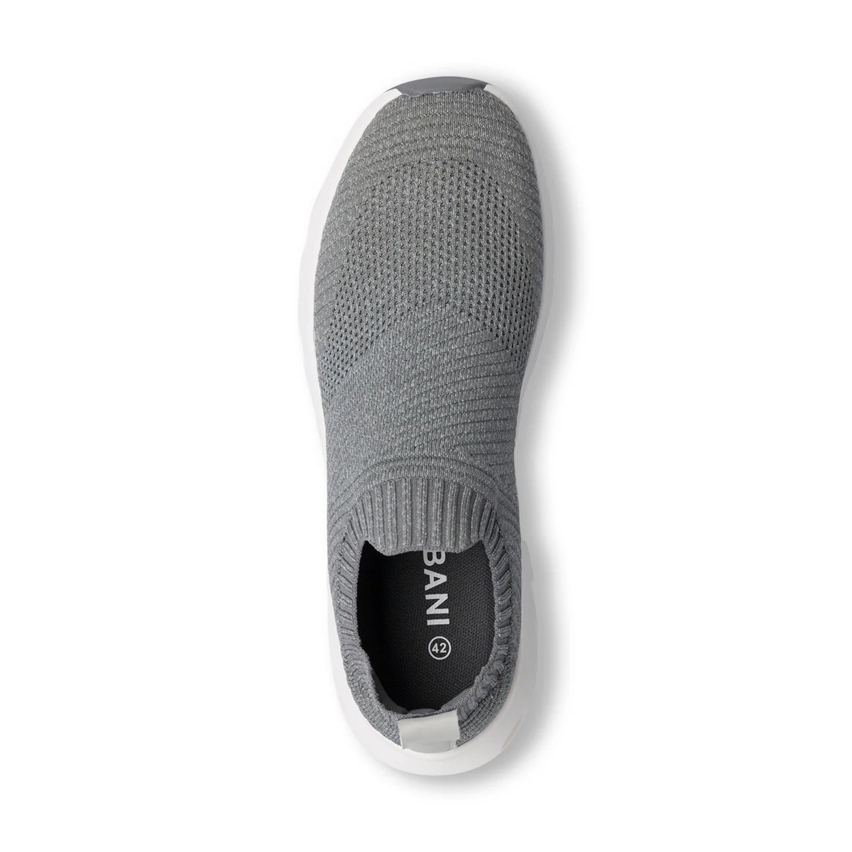 Sneakers slip-on grigie da uomo Riflessi Urbani - Image 8