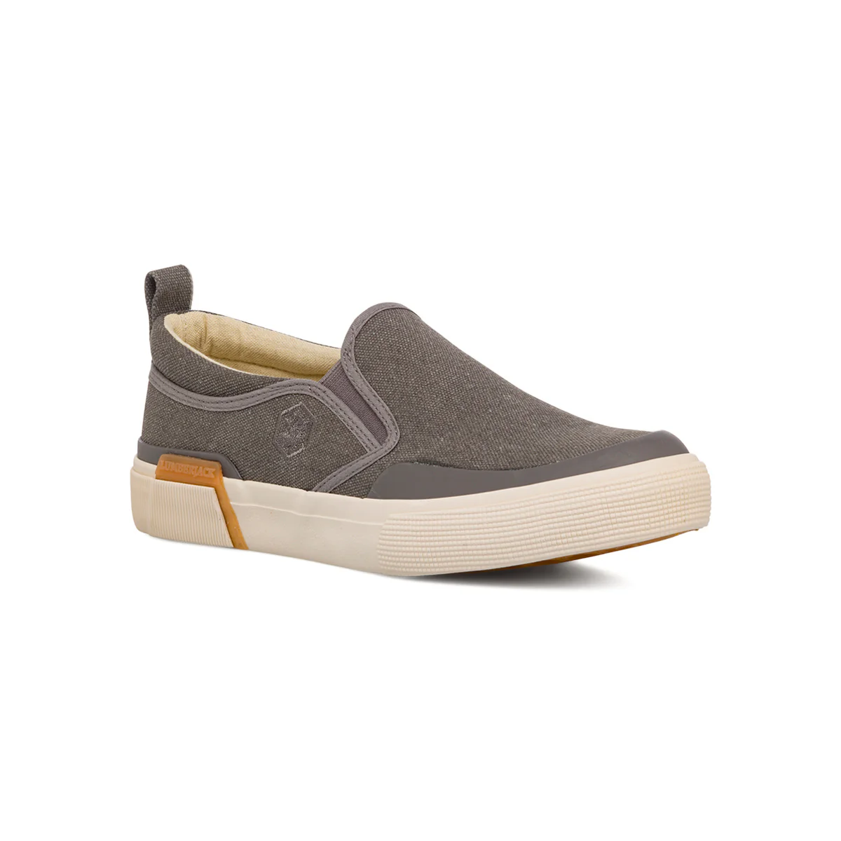 Sneakers slip-on in tessuto grigio da uomo Lumberjack Jamin - Image 2