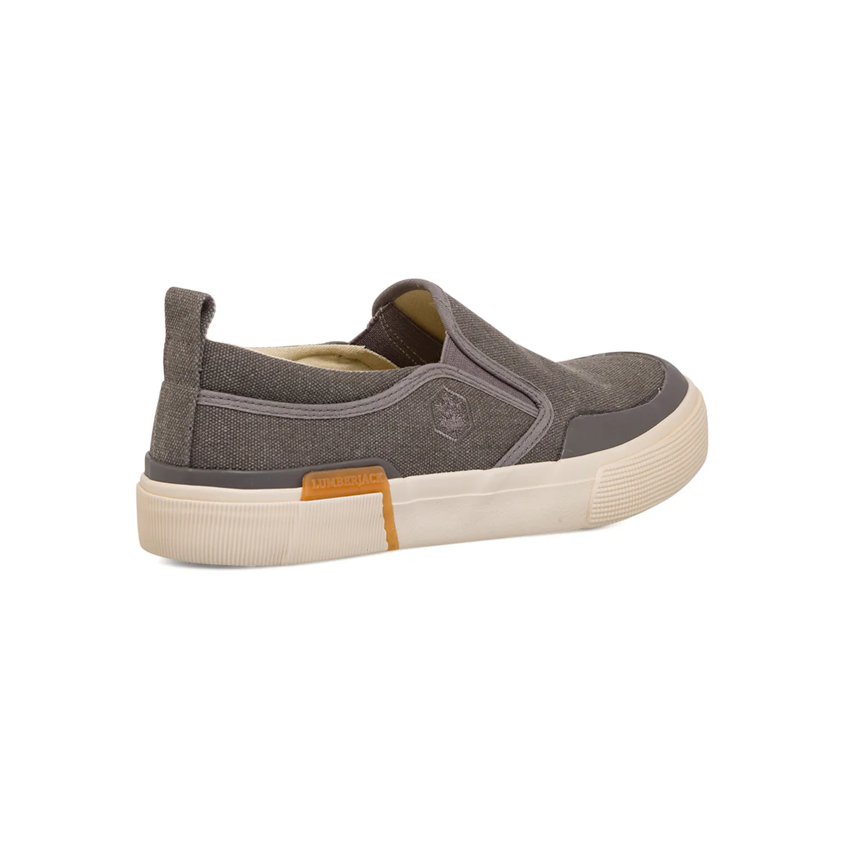 Sneakers slip-on in tessuto grigio da uomo Lumberjack Jamin - Image 3
