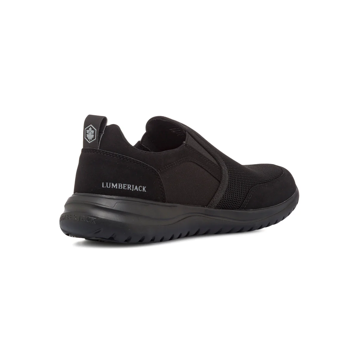 Sneakers Slip-on in tessuto nere da Uomo Lumberjack - Image 3