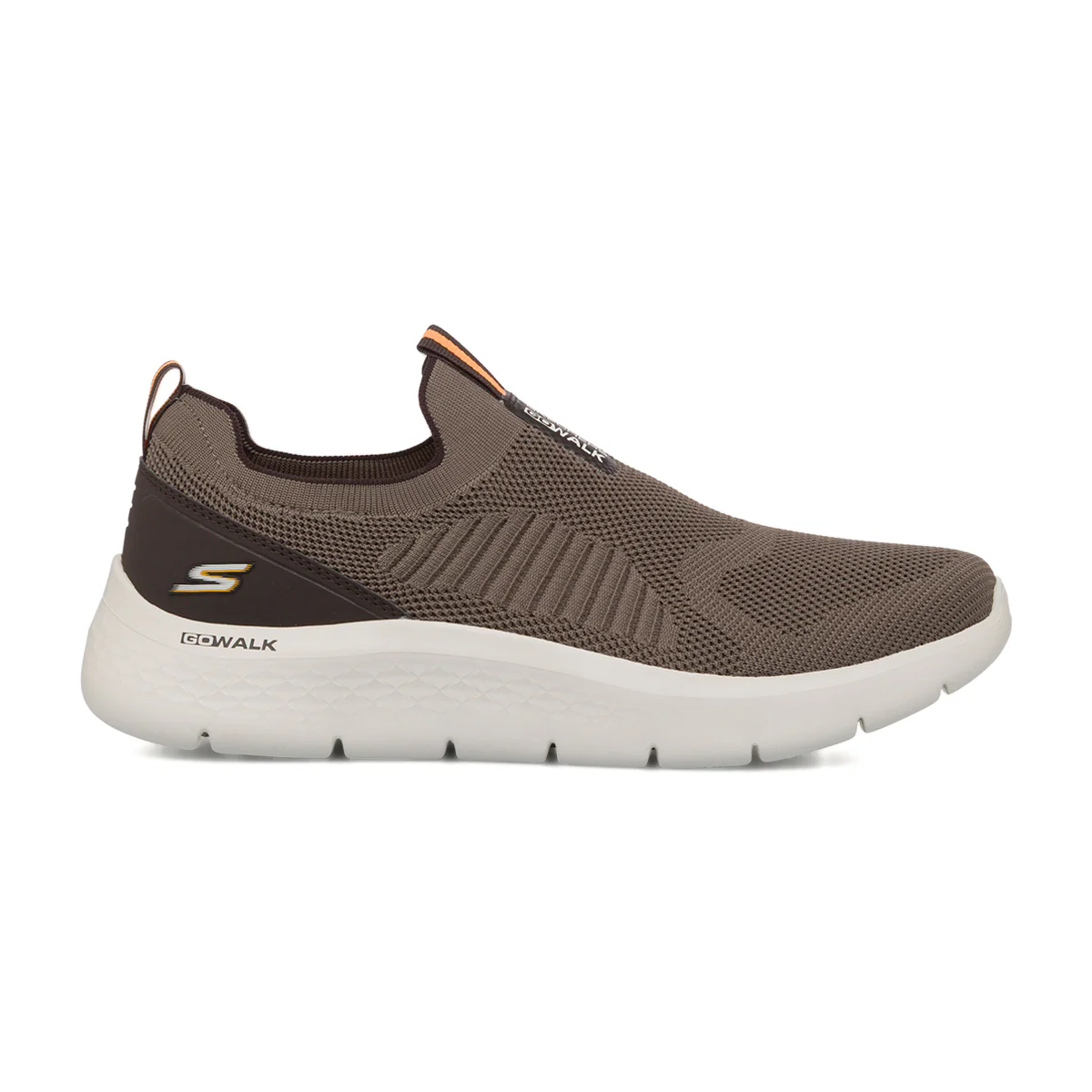 Sneakers Slip-on marroni da Uomo con soletta memory foam Skechers Peerless