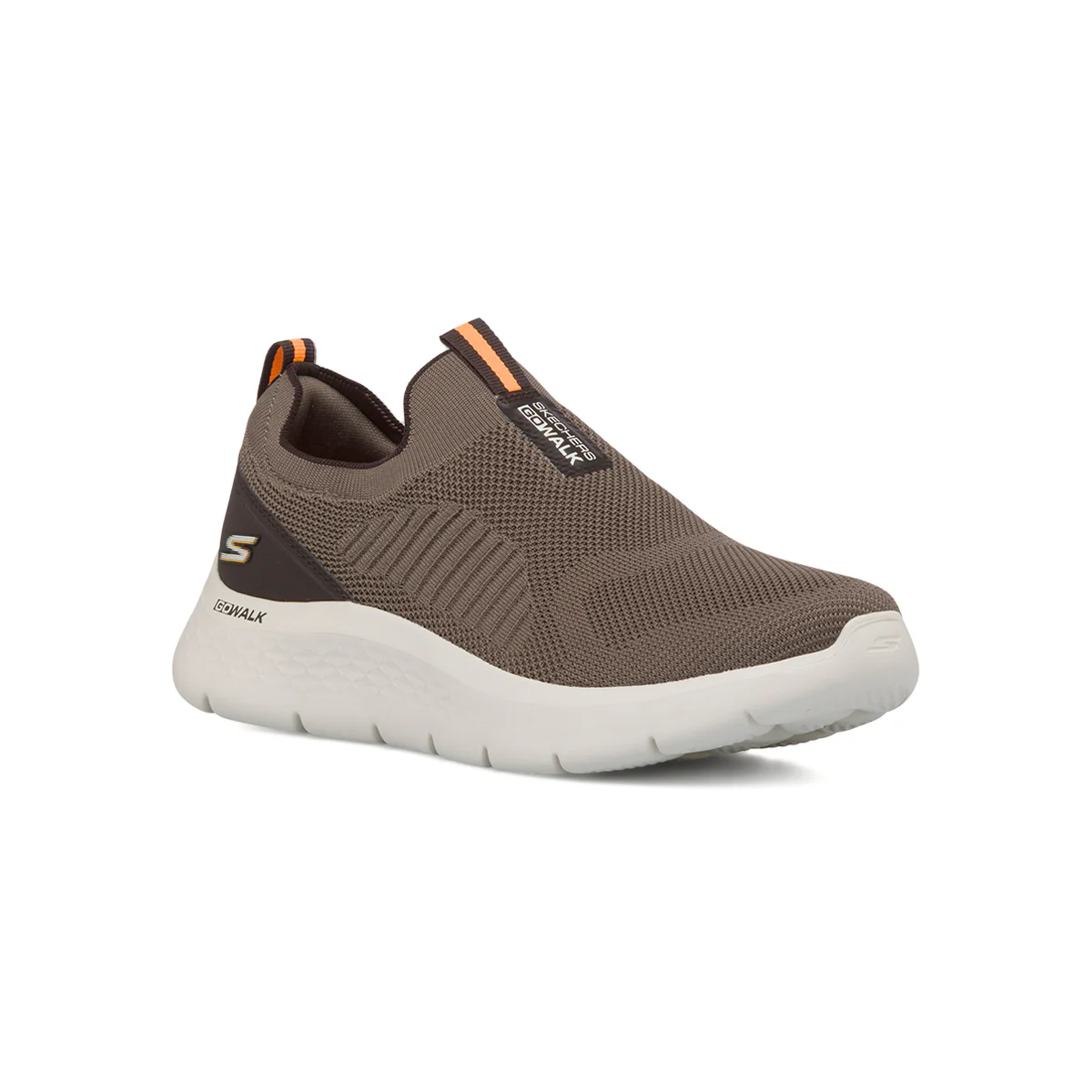 Sneakers Slip-on marroni da Uomo con soletta memory foam Skechers Peerless - Image 2