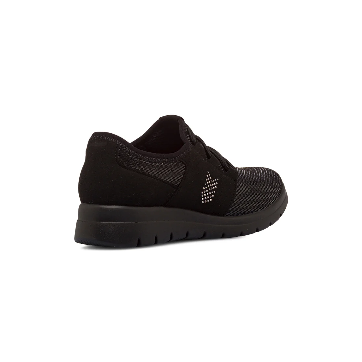 Sneakers Slip-on nere da Donna con dettagli glitter Fly Flot - Image 3