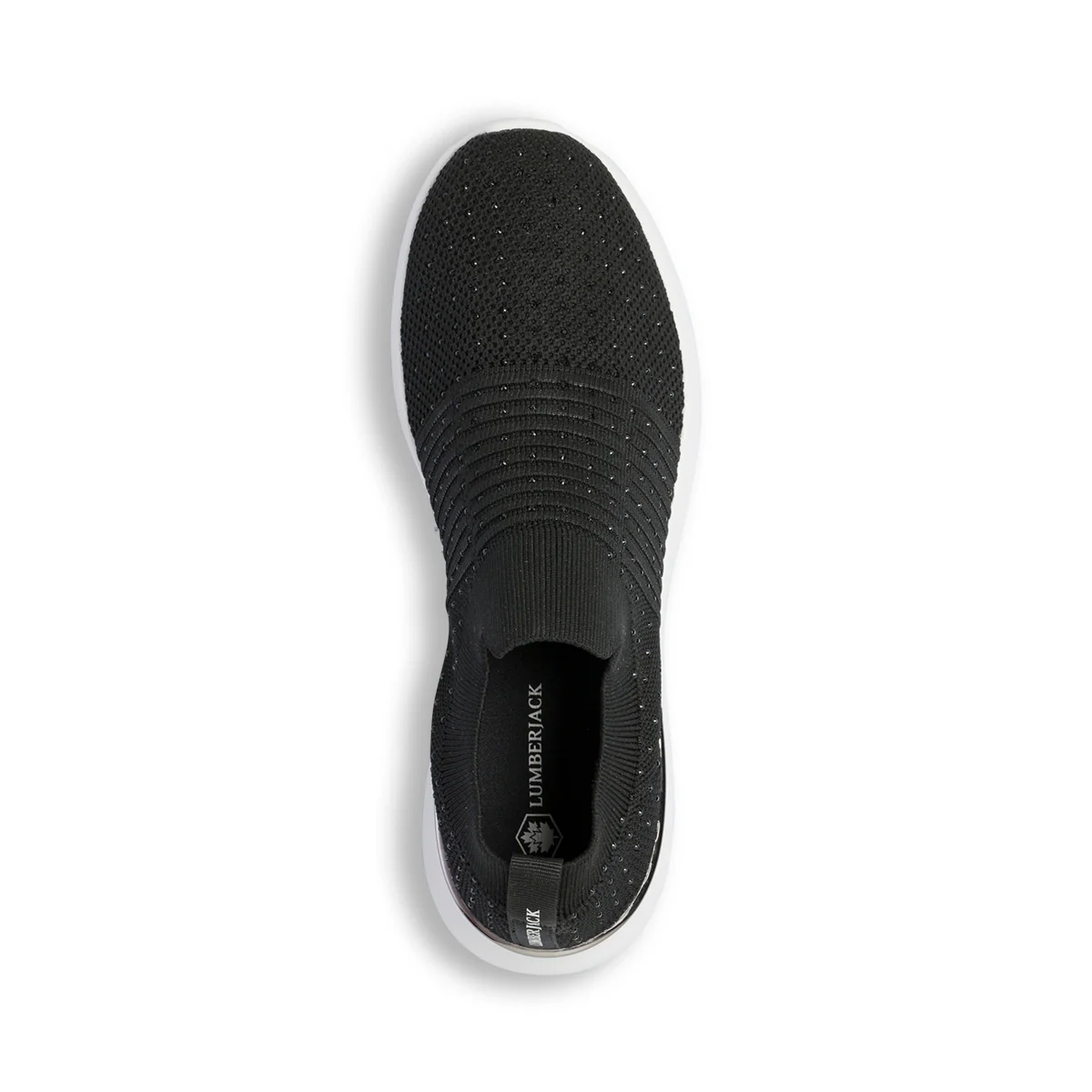 Sneakers slip-on nere da donna in tessuto mesh Lumberjack Gerda - Image 8