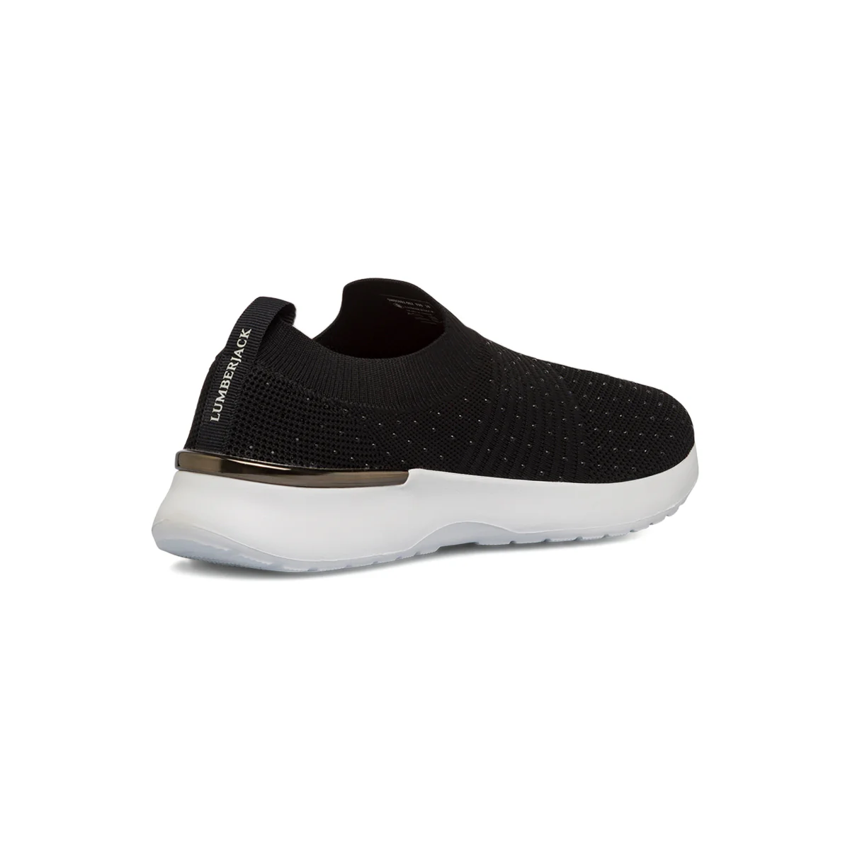 Sneakers slip-on nere da donna in tessuto mesh Lumberjack Gerda - Image 3