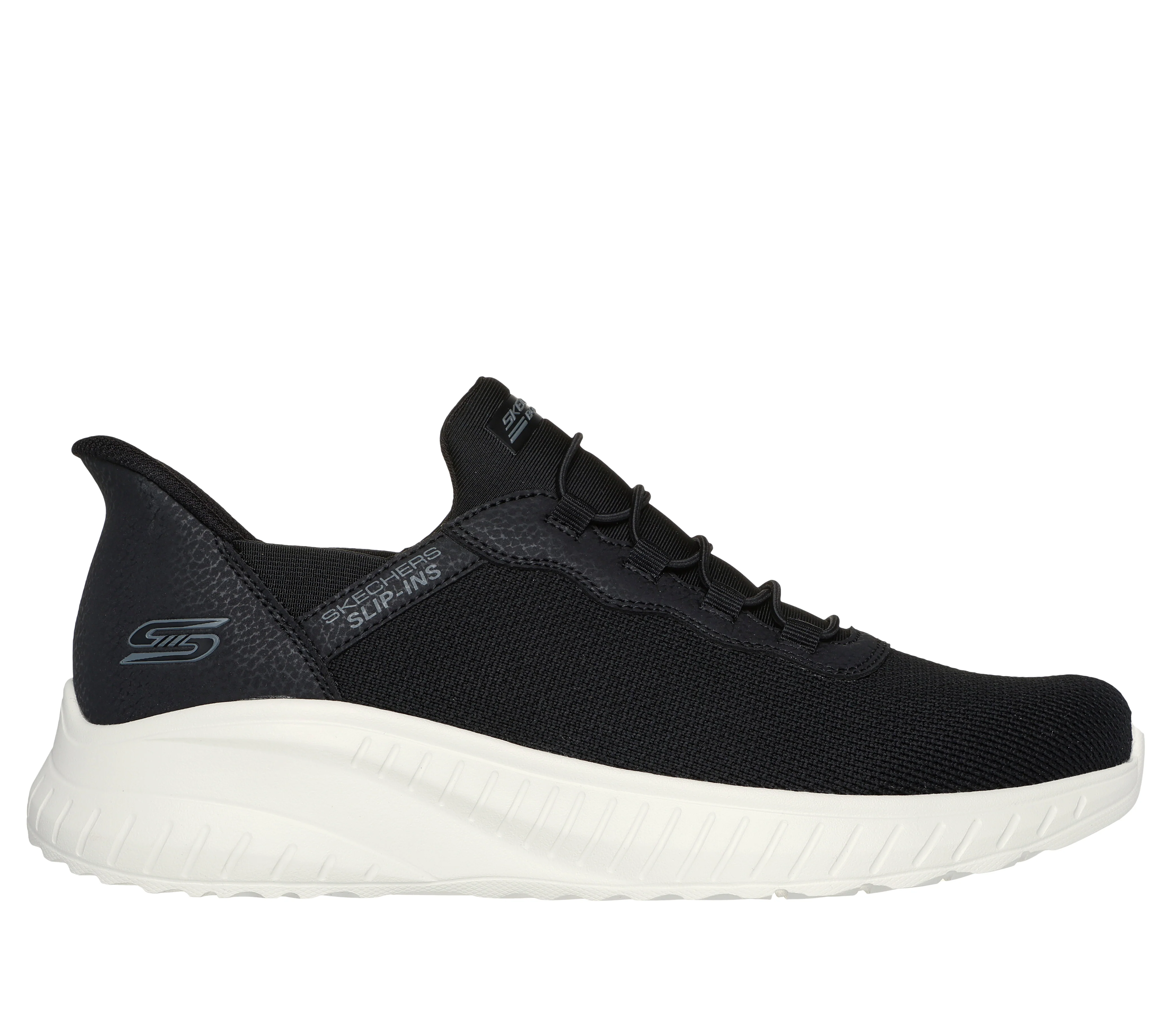 Sneakers slip-on nere da uomo con soletta Memory Foam Skechers Slip-ins: BOBS Sport Squad Chaos
