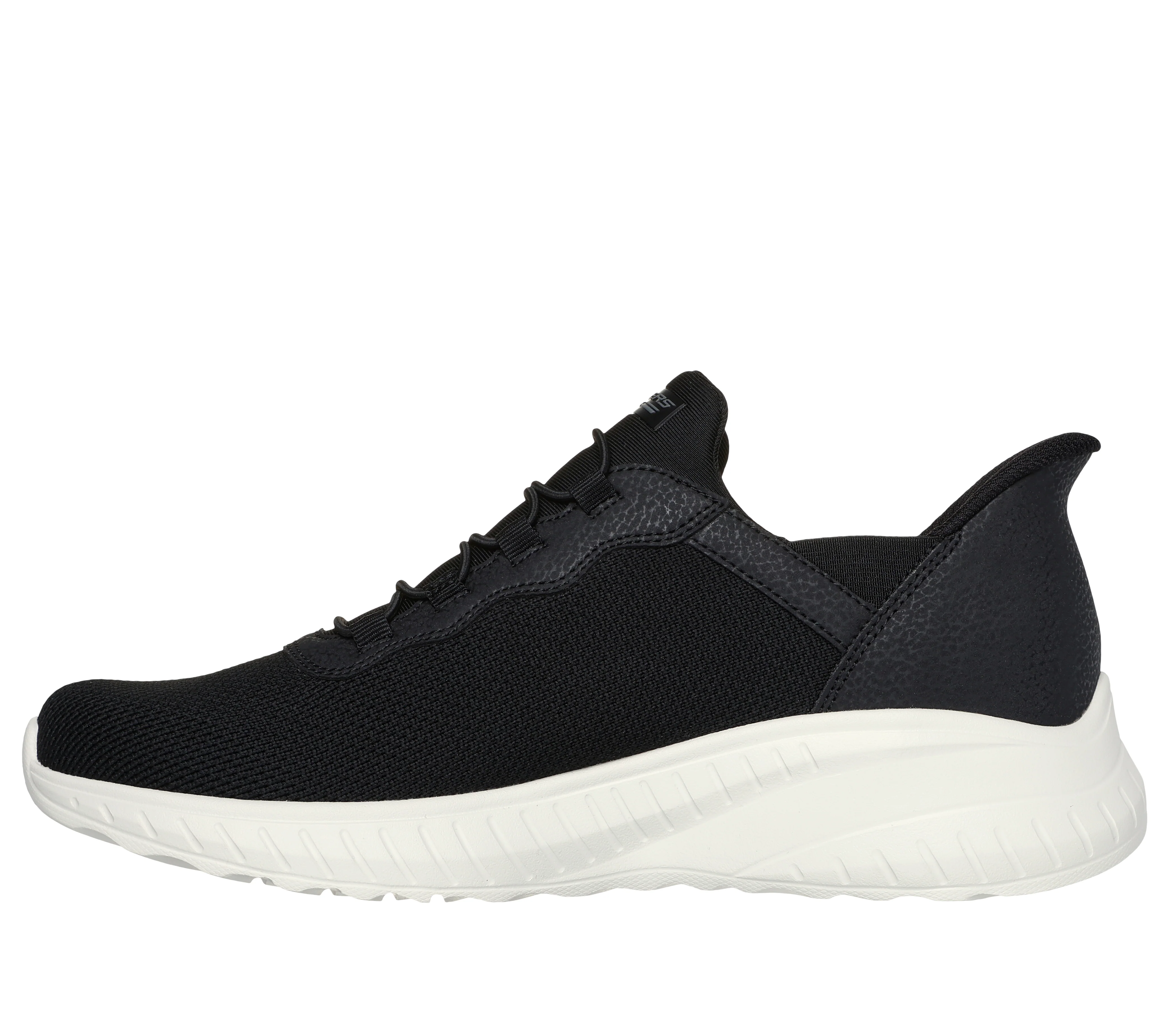 Sneakers slip-on nere da uomo con soletta Memory Foam Skechers Slip-ins: BOBS Sport Squad Chaos - Image 5