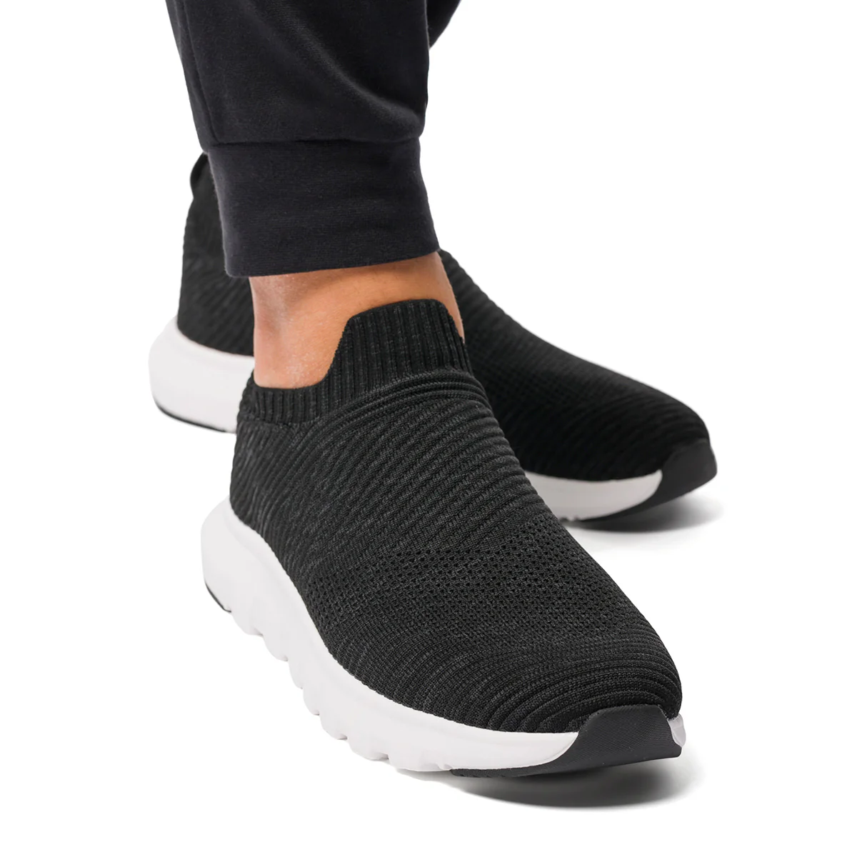 Sneakers slip-on nere da uomo Riflessi Urbani - Image 2