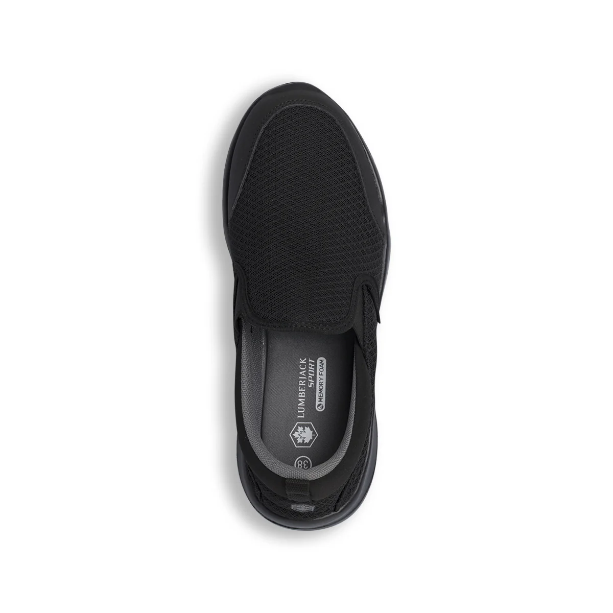 Sneakers Slip-on Nere Donna in tessuto con Memory Foam Lumberjack - Image 5