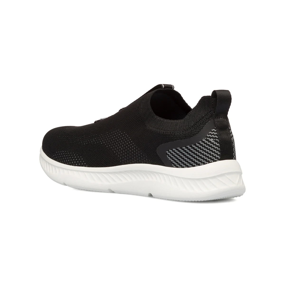 Sneakers slip-on nere in tessuto mesh da uomo Riflessi Urbani - Image 3