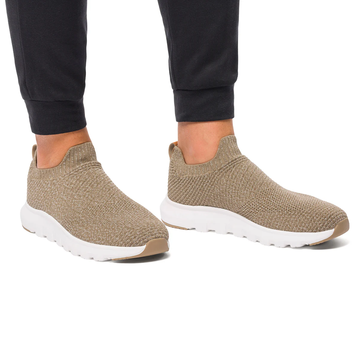 Sneakers slip-on taupe da uomo Riflessi Urbani - Image 2
