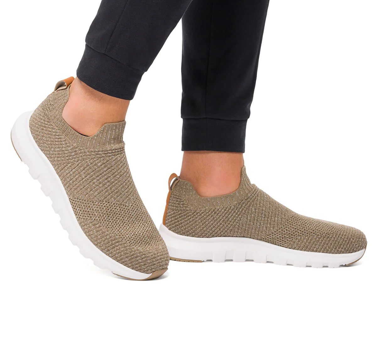 Sneakers slip-on taupe da uomo Riflessi Urbani - Image 3