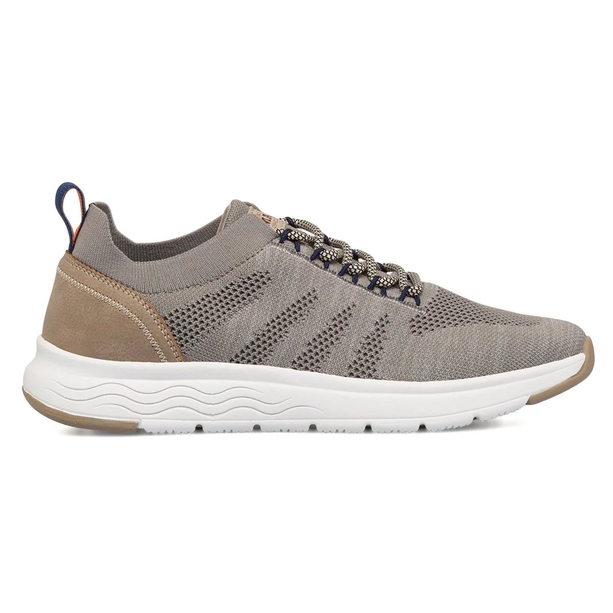 Sneakers slip-on taupe in mesh da uomo Glams