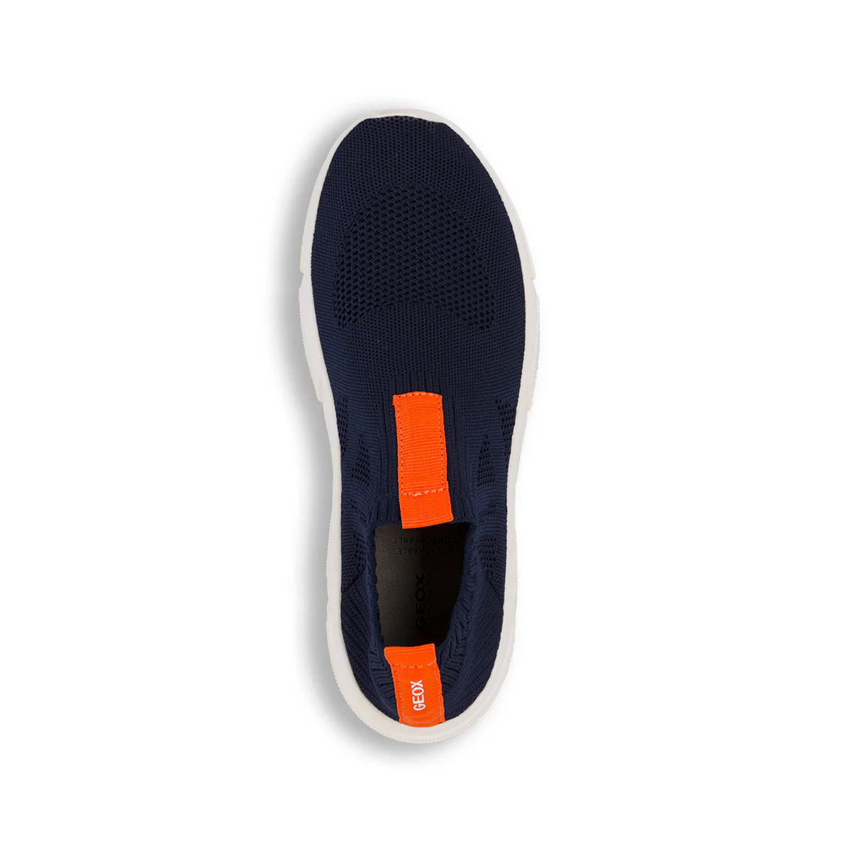 Sneakers slip-on traspiranti blu da ragazzo in tessuto mesh Geox Aril - Image 5