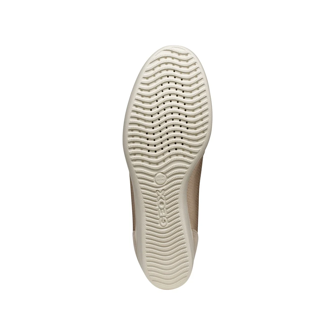 Sneakers slip-on traspiranti oro da Donna con suola alta Geox Stardust - Image 6
