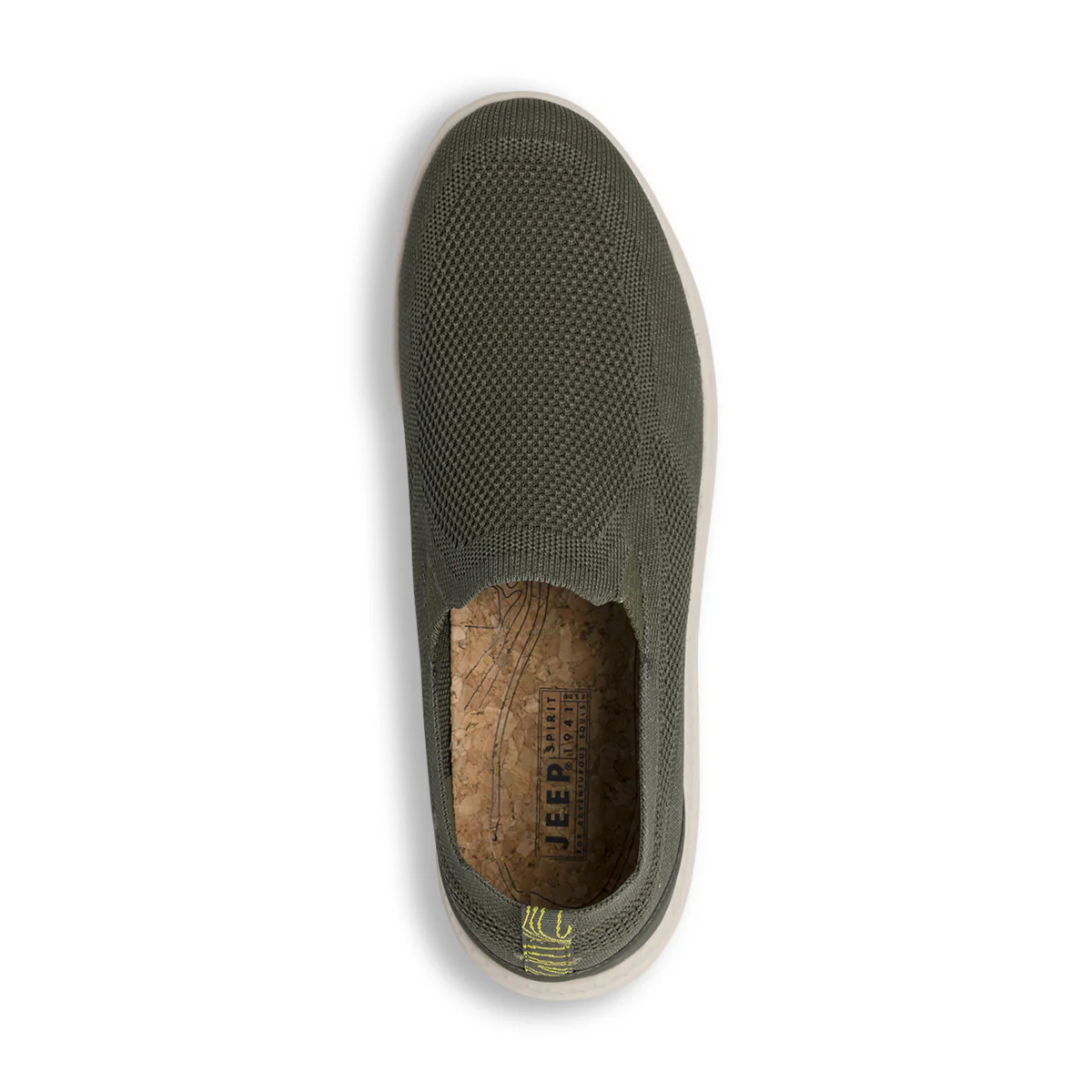 Sneakers Slip-on verdi da Uomo in tessuto mesh Jeep Spirit - Image 6