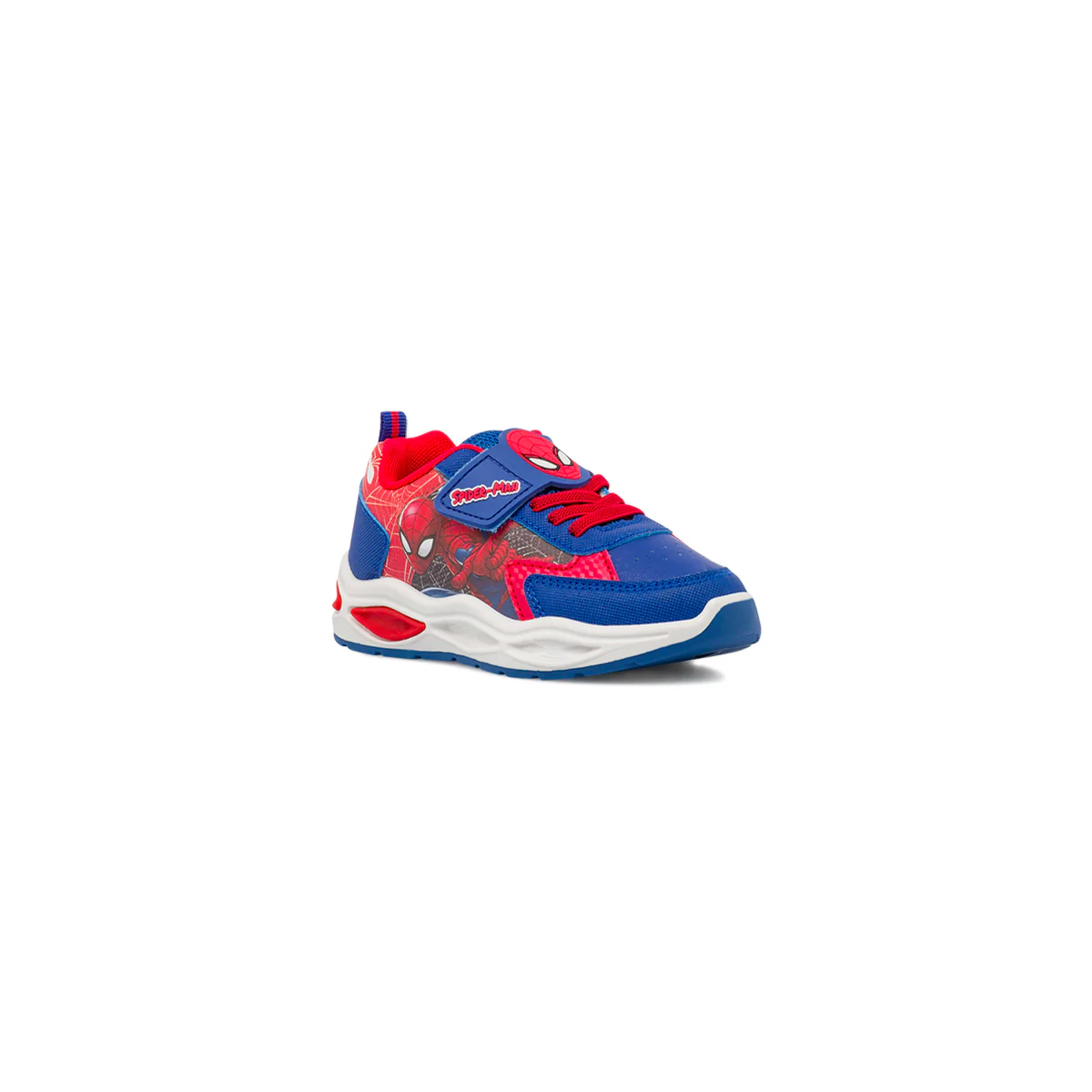 Sneakers Spiderman blu da Bambino con luci e strappo - Image 2