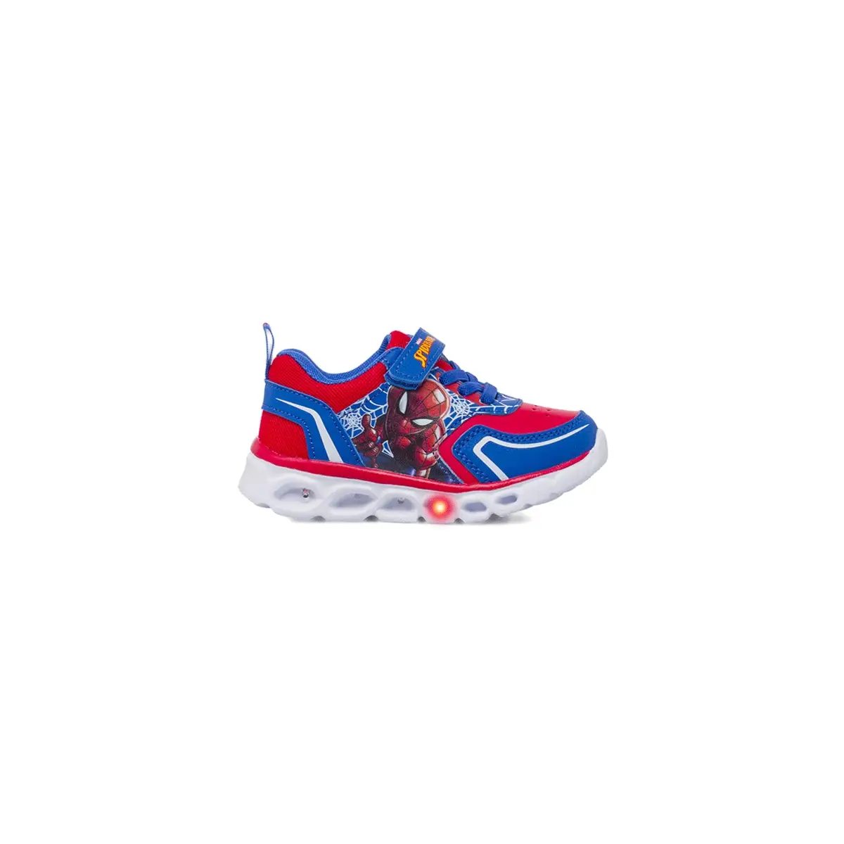 Sneakers Spiderman blu e rosse da Bambino con luci