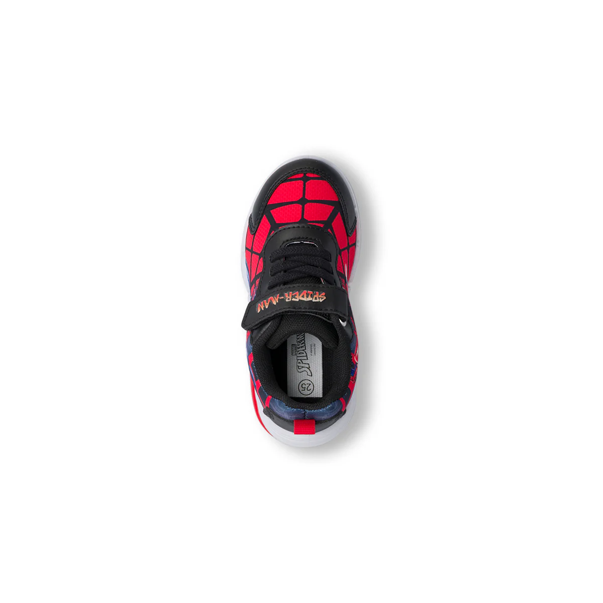 Sneakers Spiderman rosse e nere da Bambino con stampa e luci - Image 5
