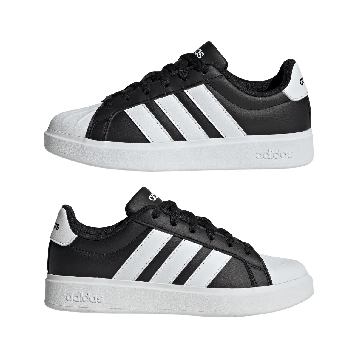 Sneakers Sport da Ragazzo adidas Streetalk nere con punta a conchiglia - Image 9