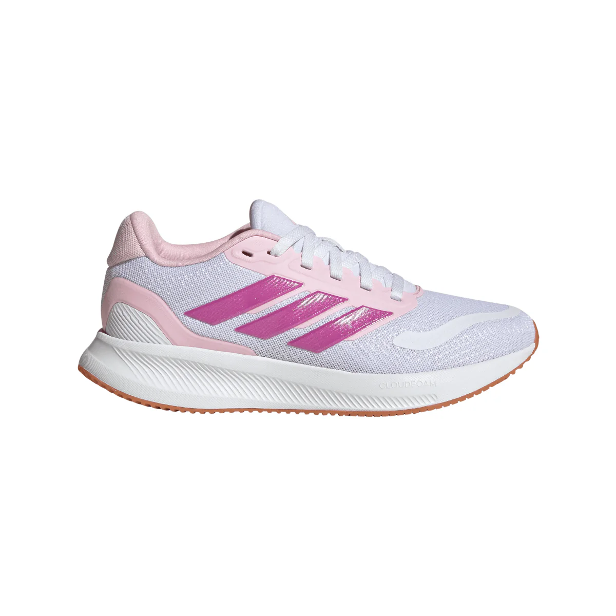 Sneakers Sport da donna bianche in mesh adidas RUNFALCON 5 - Image 2