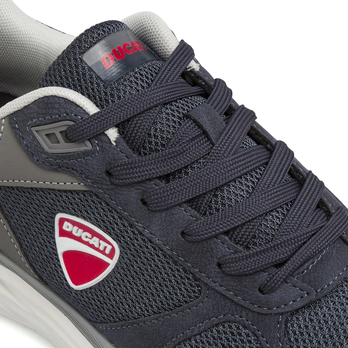 Sneakers sportive blu da Uomo con effetto scamosciato Ducati - Image 5