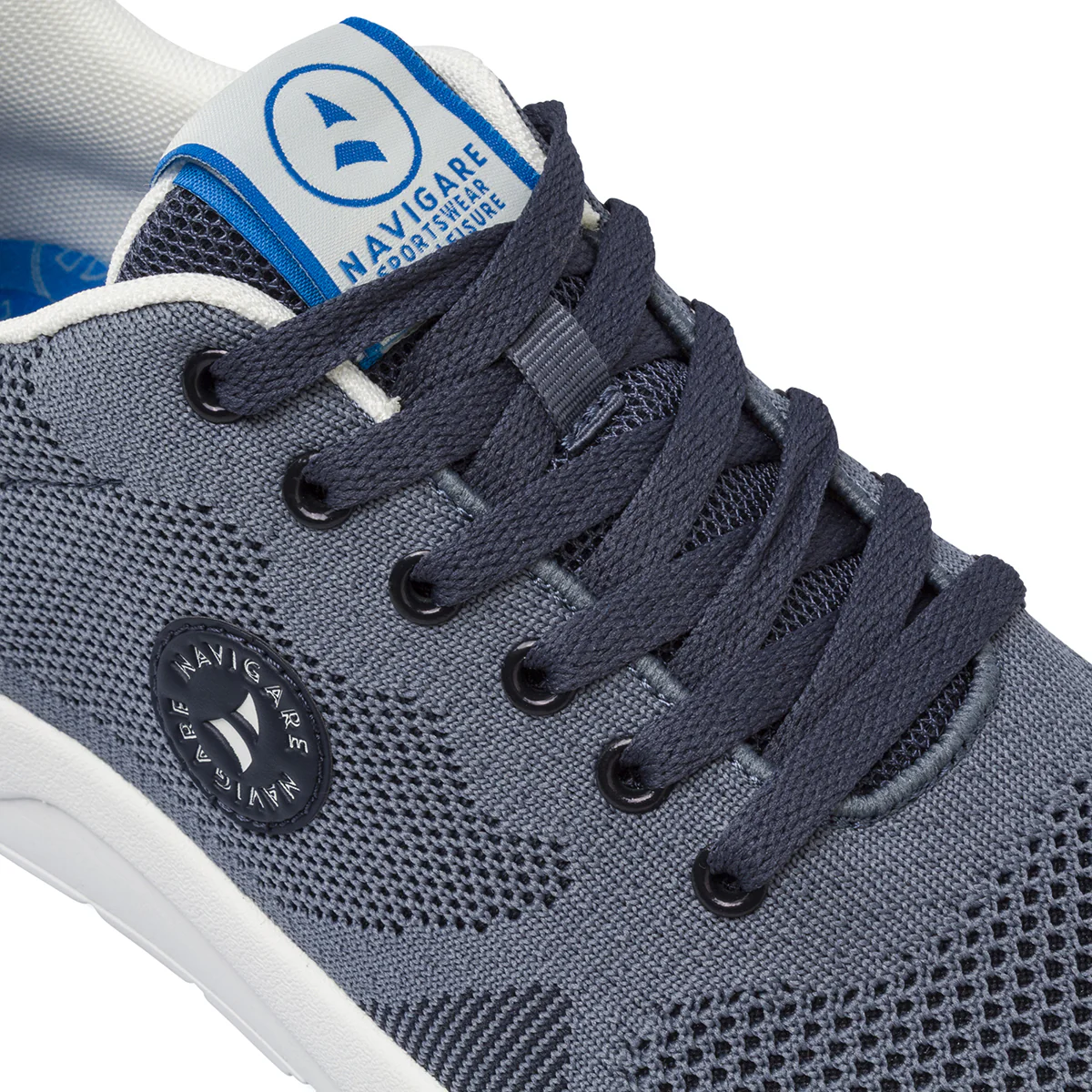 Sneakers sportive blu da Uomo in tessuto mesh traspirante Navigare - Image 5