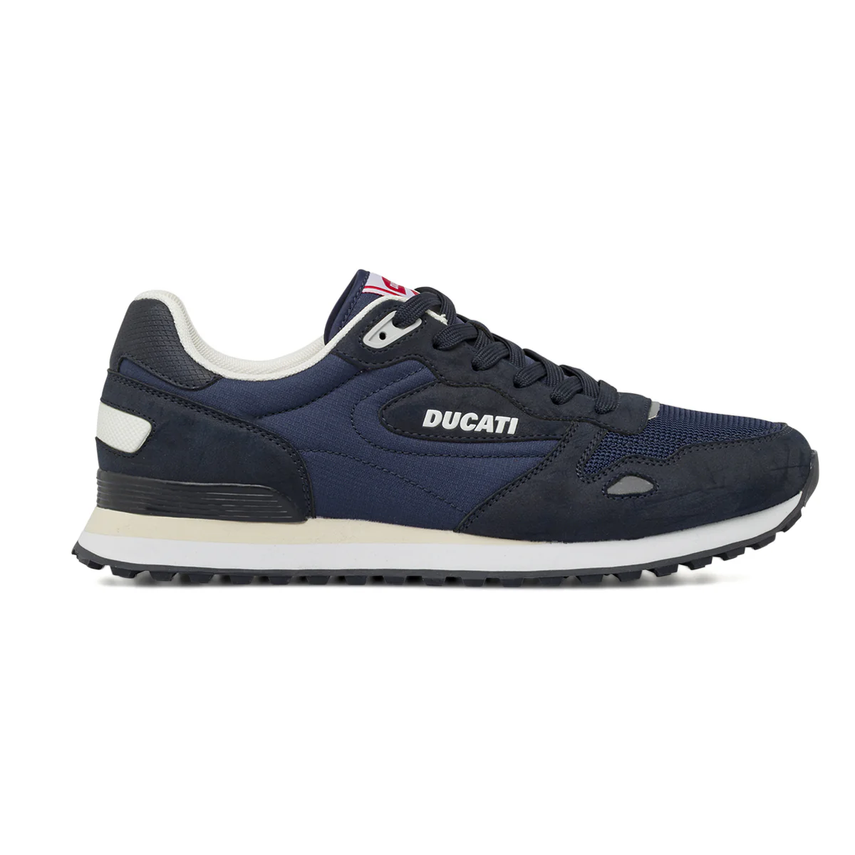 Sneakers sportive Blu Uomo con inserti effetto scamosciato Ducati