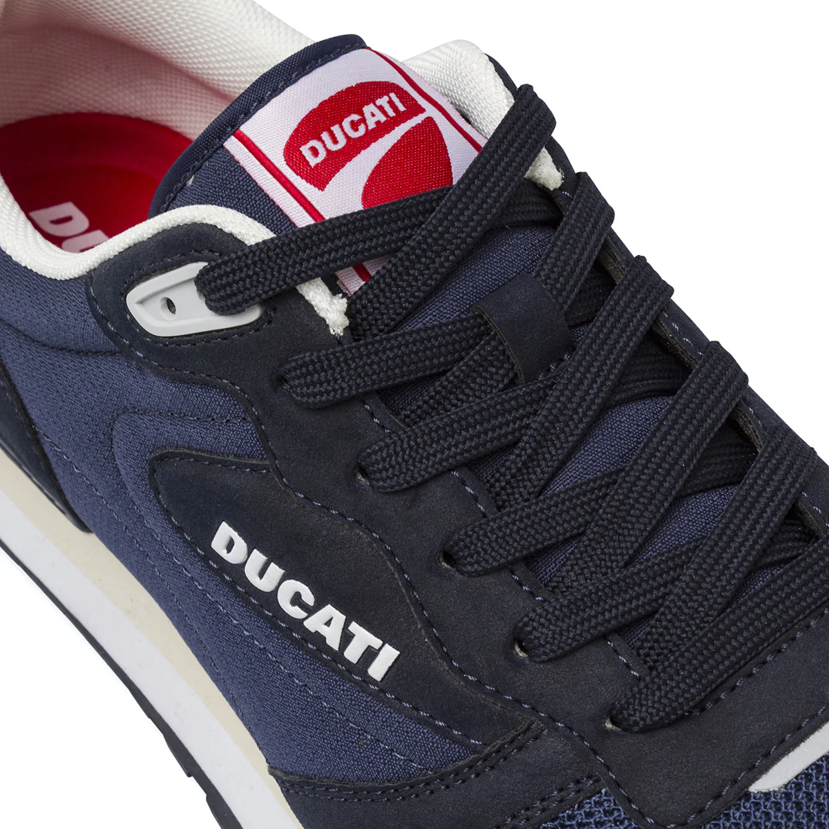 Sneakers sportive Blu Uomo con inserti effetto scamosciato Ducati - Image 4