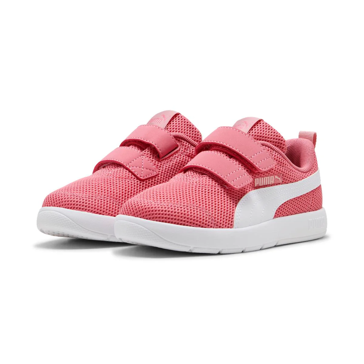 Sneakers sportive da Bambina Rosa con doppia chiusura a strappo Puma