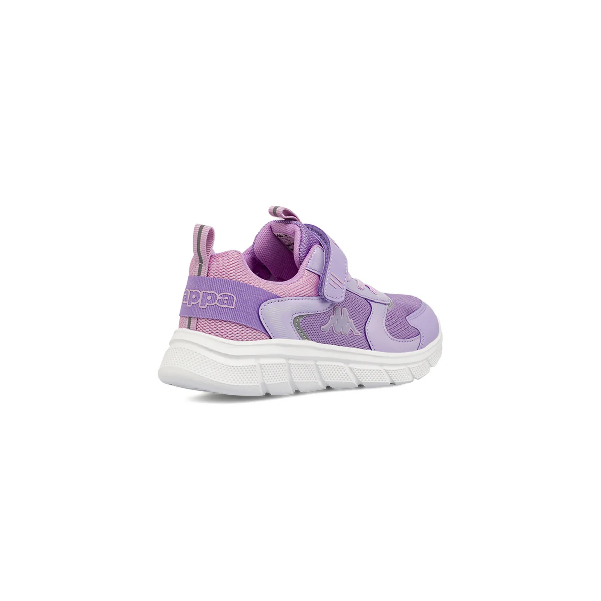 Sneakers sportive da Bambina viola in tessuto mesh con strappo Kappa - Image 3