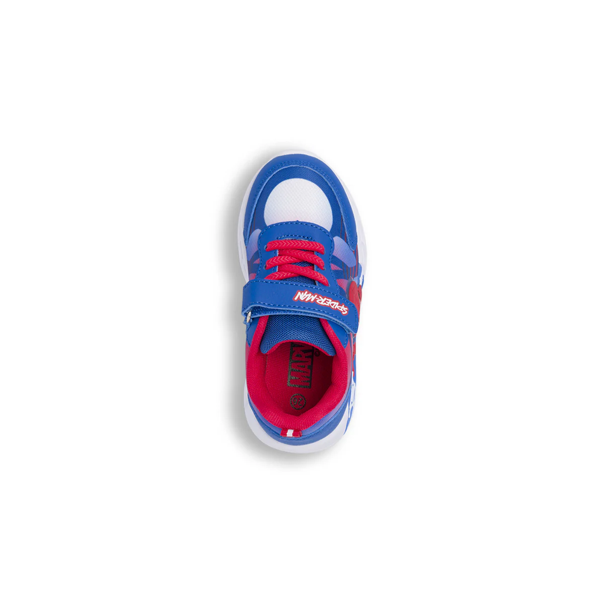 Sneakers sportive da Bambino blu e rosse con luci e strappo Spiderman - Image 6