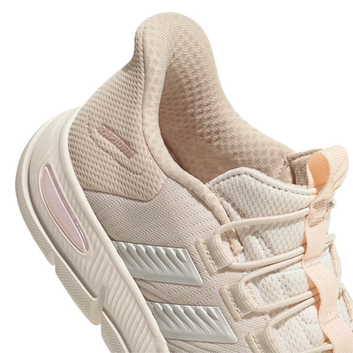 Sneakers Sportive da donna beige con dettagli argento adidas CLOUDFOAM FLEX - Image 5