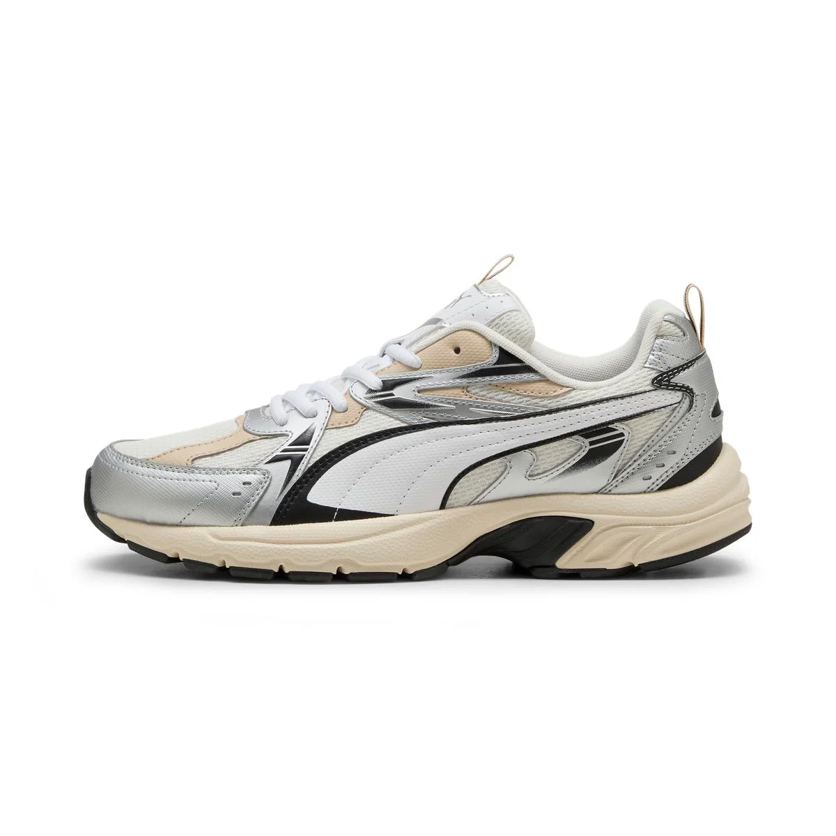 Sneakers sportive da Donna bianche con dettagli argento Puma - Image 3