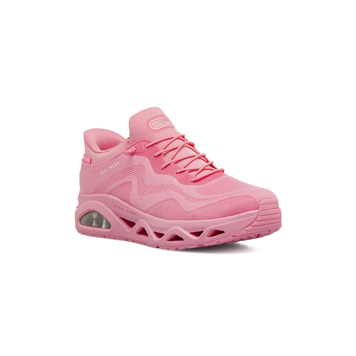 Sneakers sportive da Donna rosa in tessuto mesh Slip-ins Skechers Uno - Image 2