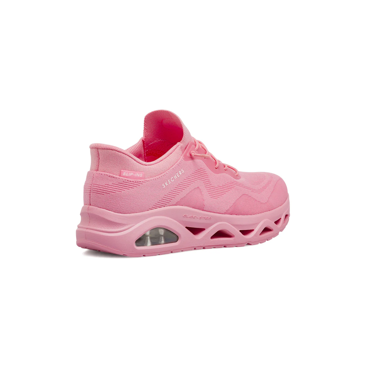 Sneakers sportive da Donna rosa in tessuto mesh Slip-ins Skechers Uno - Image 3