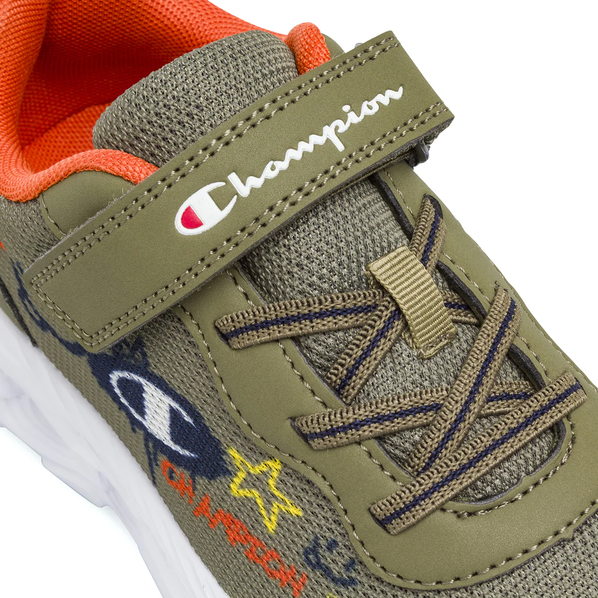 Sneakers sportive da Ragazzo verde militare con luci Champion - Image 5