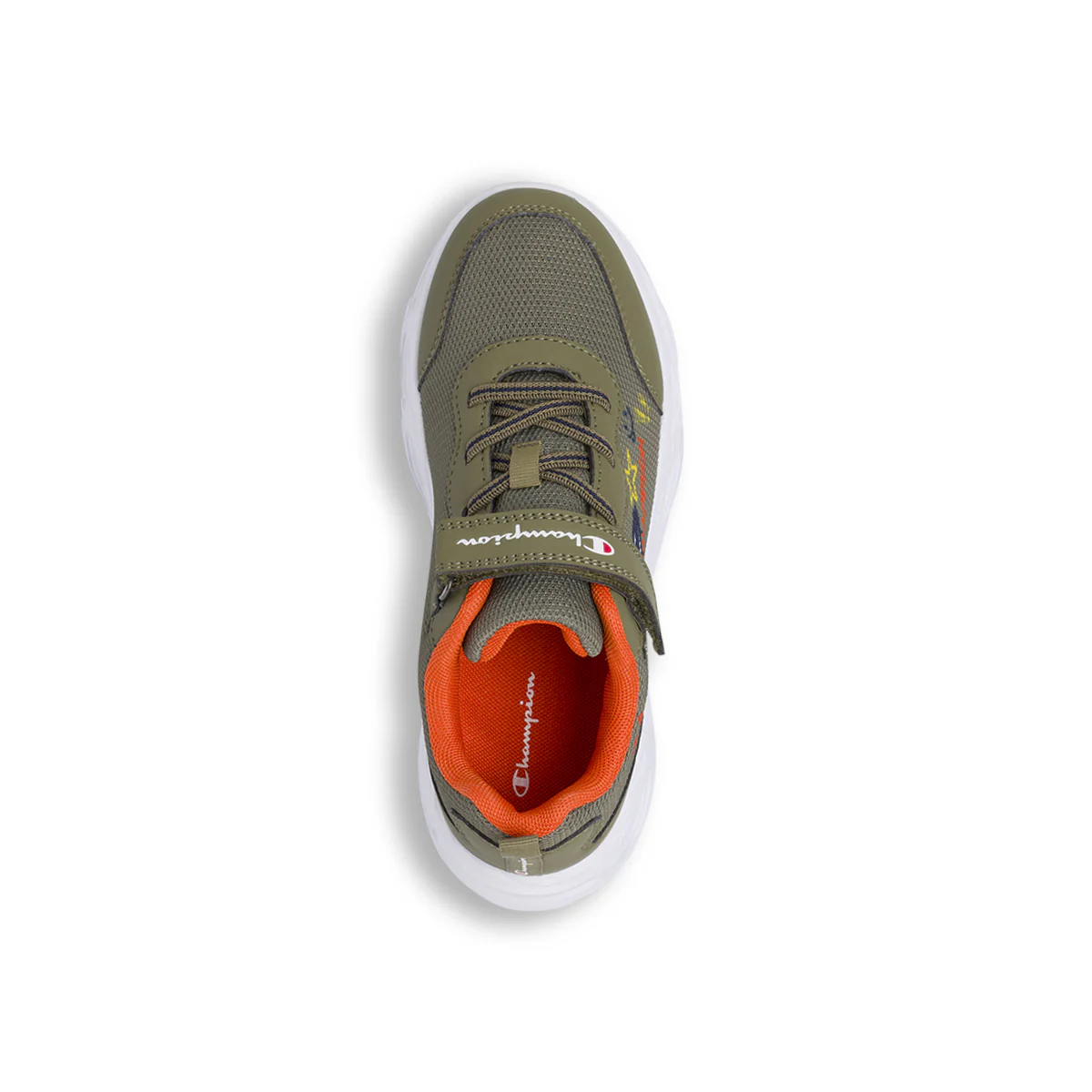 Sneakers sportive da Ragazzo verde militare con luci Champion - Image 6
