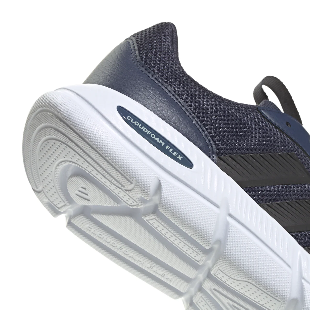 Sneakers Sportive da uomo blu in tessuto tecnico adidas Cloudfoam Flex - Image 4
