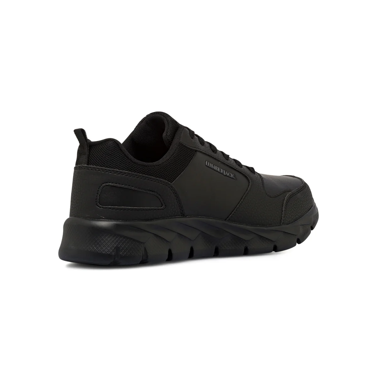 Sneakers Sportive da uomo nere total black con lacci Lumberjack - Image 3