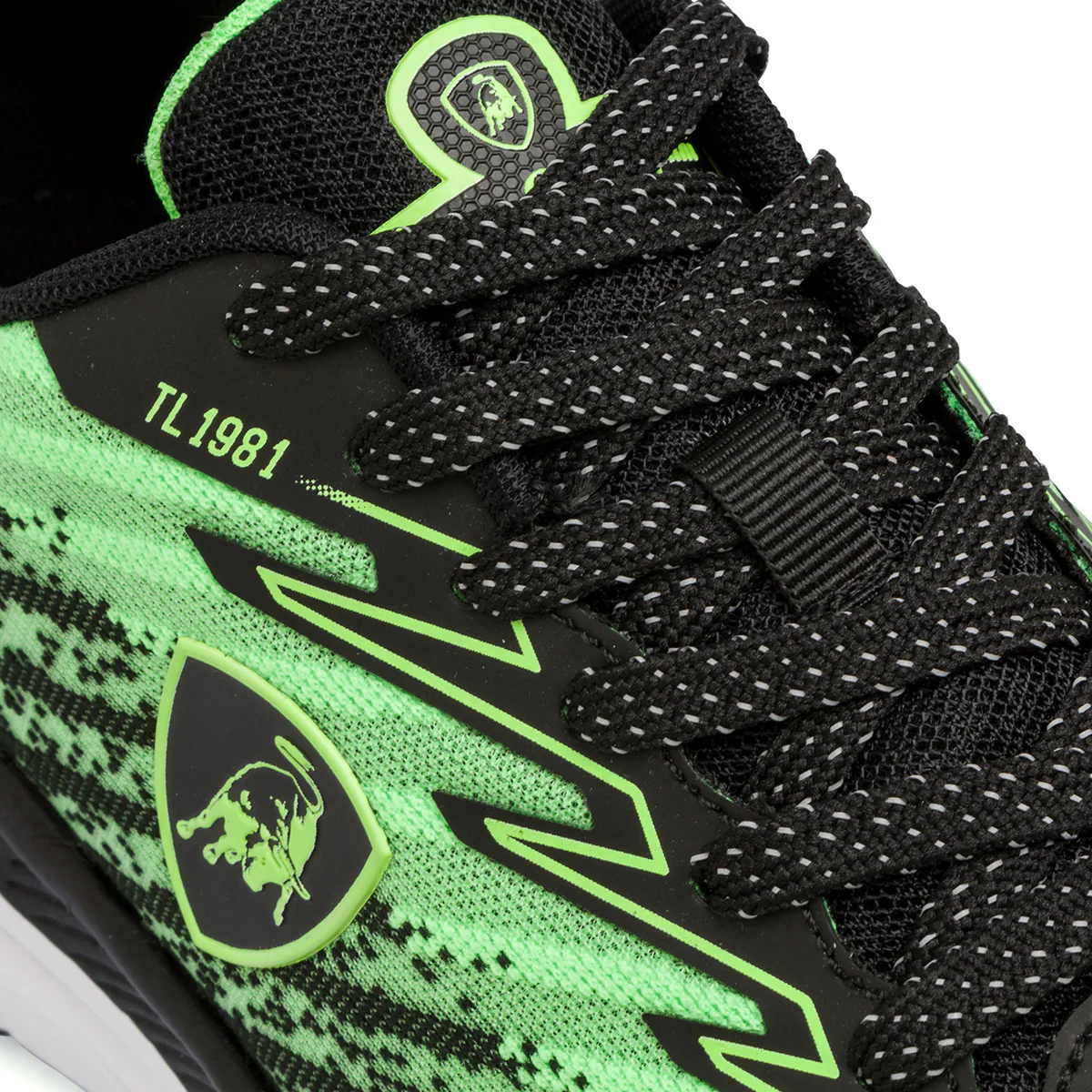 Sneakers sportive da uomo verdi e nere con logo Tonino Lamborghini - Image 4